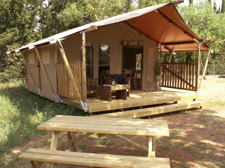 Camping Les Silhols Лагорс Экстерьер фото